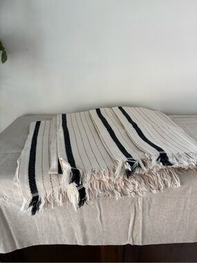Fringed Turkish Bath Towel Set